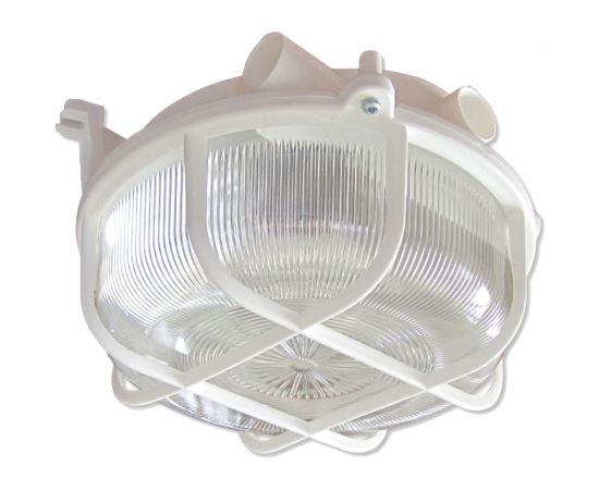 Светильник Элетех Креа Круг с решеткой ГИ НПП 03-100-007 1005500877 белый 