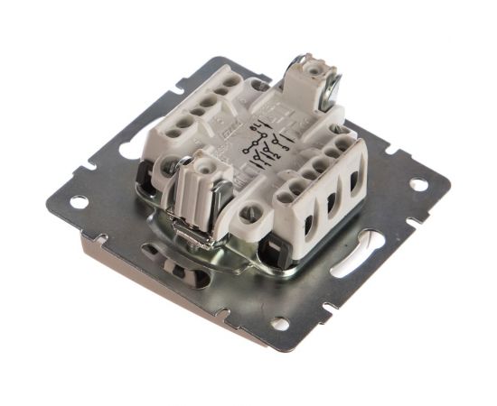 Тройной выключатель LEZARD RAIN жемчужно-белый перламутр 703-3088-109 – изображение 2