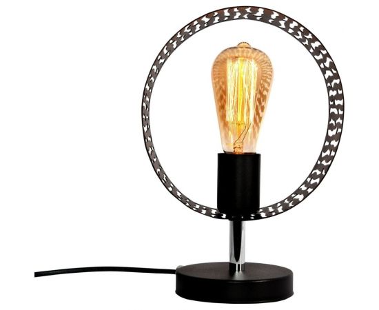 Настольный светильник ЭЛЕТЕХ Дакар ННБ 63-60-020 черн.муар /шнур черн. [ИМ] 1005405058 – изображение 2