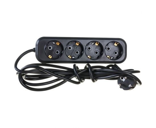 Бытовой удлинитель Gigant с заземлением ПВС 3x0,75 3500Вт 4 гнезда 3м 80086 – изображение 2