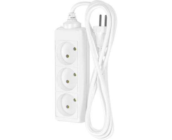 Сетевой удлинитель ФОТОН 10-23, 2м, 3 розетки, 10А, Белый 21110 – изображение 3