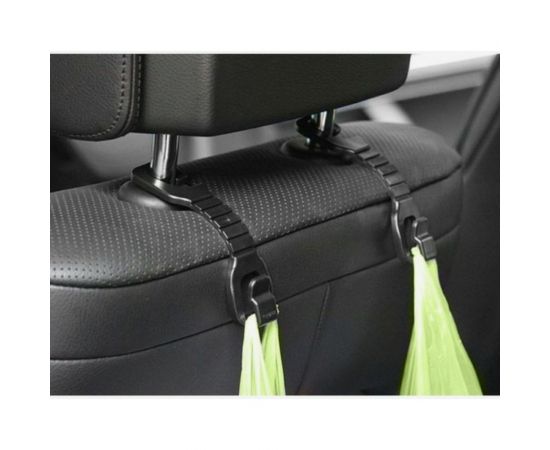 Вешалка-крючок на подголовник СИМАЛЕНД набор 2 шт., чёрный 769063 – изображение 3