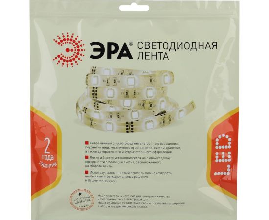 Светодиодная лента ЭРА LS2835-20-192-24-33-3000К-double-5m Б0043102 – изображение 3