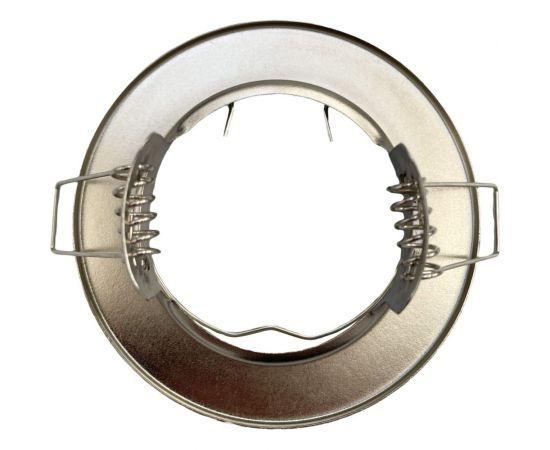 Встраиваемый светильник truEnergy с цоколем gu5.3 d80xh30мм ip20 сатин никель/сталь 21202 – изображение 3