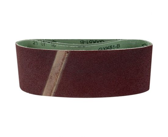 Лента абразивная шлифовальная бесконечная 3 шт, 75x533 мм, P60 для ЛШМ Berger BG BG1582 – изображение 4