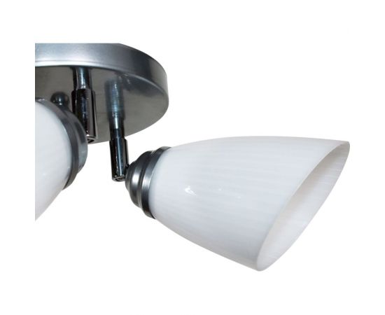 Светильник ЭЛЕТЕХ Сатурн 1317 хром (Плафон П0475) НПБ 01-3x60-176 Е27 ИУ 1005404614 – изображение 4