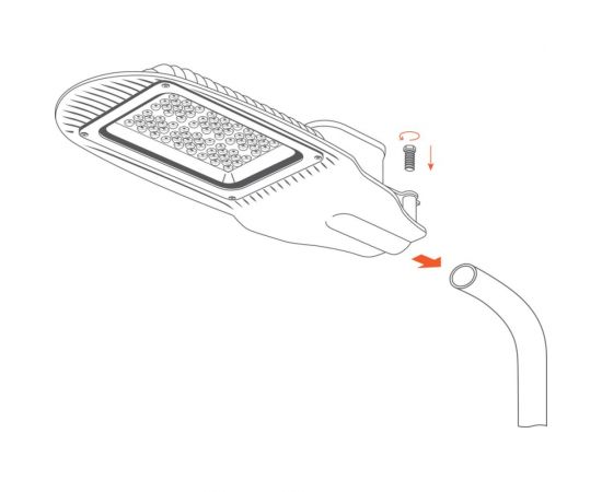 Уличный светильник Wolta PRO ТРАССА Прозрачный ДКУ04-150-102-4К ШО140x60 – изображение 4