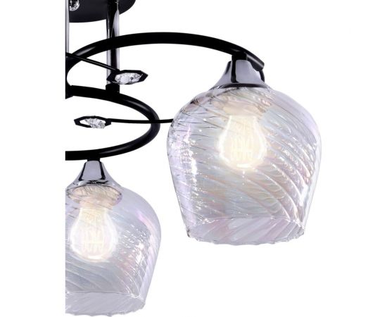 Потолочный светильник ЭЛЕТЕХ 11293-2/3 черный хром (Плафон 8310) НПБ 01-3x60-207 Е27 ИУ 1005404878 – изображение 5