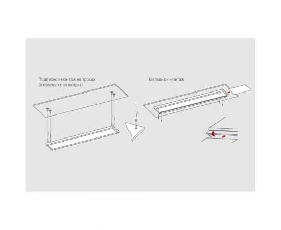 Светильник WOLTA PRO LED Лайнер 36Вт IP54 4100лм 4000К Матовый ДПО03-36-101-4К – изображение 5