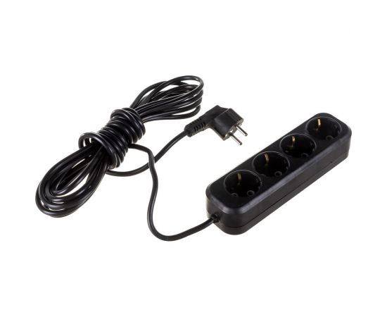 Бытовой удлинитель Gigant с заземлением ПВС 3x0,75 3500Вт 4 гнезда 5м 80087 – изображение 6