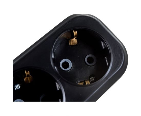 Бытовой удлинитель Gigant с заземлением ПВС 3x0,75 3500Вт 4 гнезда 3м 80086 – изображение 6