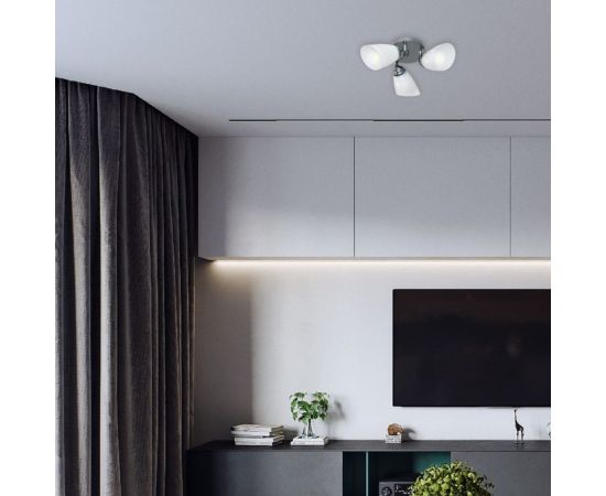 Светильник ЭЛЕТЕХ Сатурн 1317 хром (Плафон П0475) НПБ 01-3x60-176 Е27 ИУ 1005404614 – изображение 6