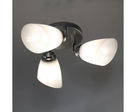 Светильник ЭЛЕТЕХ Сатурн 1317 хром (Плафон П0475) НПБ 01-3x60-176 Е27 ИУ 1005404614 – изображение 7