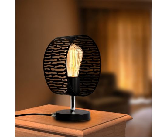 Настольный светильник ЭЛЕТЕХ Дакар ННБ 63-60-020 черн.муар /шнур черн. [ИМ] 1005405058 – изображение 7
