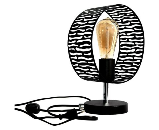 Настольный светильник ЭЛЕТЕХ Дакар ННБ 63-60-020 черн.муар /шнур черн. [ИМ] 1005405058 – изображение 8