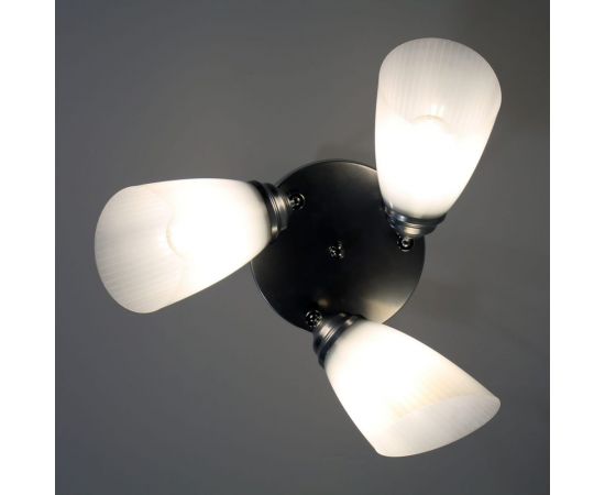 Светильник ЭЛЕТЕХ Сатурн 1317 хром (Плафон П0475) НПБ 01-3x60-176 Е27 ИУ 1005404614 – изображение 8