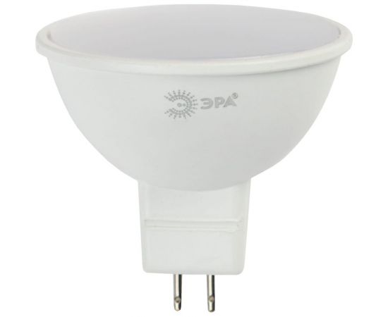 Светодиодная LED лампа ЭРА, MR16-6W-860-GU5.3 диод, софит, 6Вт, холодный, GU5.3 10/100/4200 Б0049069 
