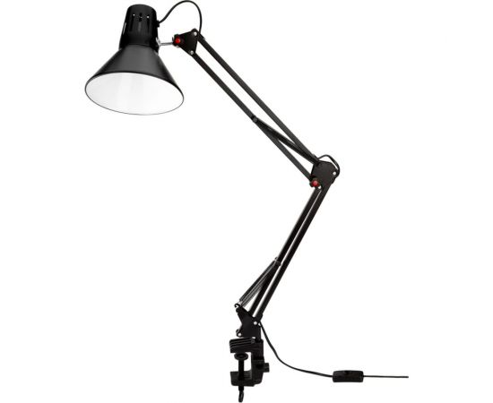 Настольная лампа REXANT Акцент на струбцине Е27 черная 603-1008 