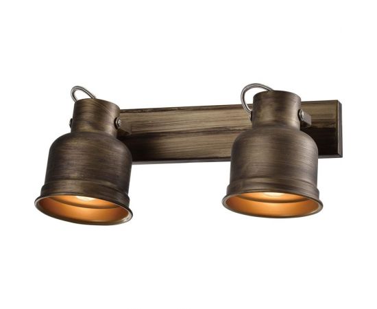 Настенно-потолочный спот Rivoli Inessa 7035-702 2хЕ27 40 Вт поворотный, Б0052448 