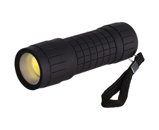 Фонарь Ultraflash LED16011 3XR03, черный, COB LED 3Вт, пластик, блистер-пакет 14773 