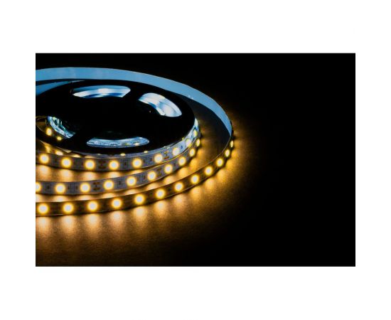 Светодиодная лента OGM 12В, 9,6Вт/м, smd5630, 60д/м, ip20, 27лм/чип, подложка 10мм, 5м, 3000к. / LSE-288 