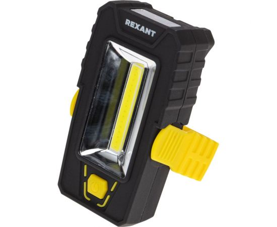 Светодиодный фонарь REXANT cob+led дальний и ближний свет, с подставкой, магнитом и крюком 75-7841 