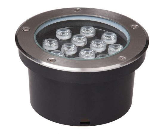 Светильник Jazzway PGR R180 12w 4000K 30гр Сhrome грунтовый встраиваемый IP67 5006560A 