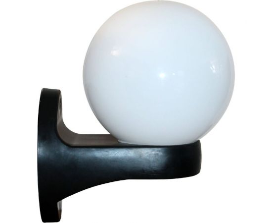 Светильник ЭЛЕТЕХ Шар 160 НБУ 06-40-01 опал IP44/корпус черный 1030480467 