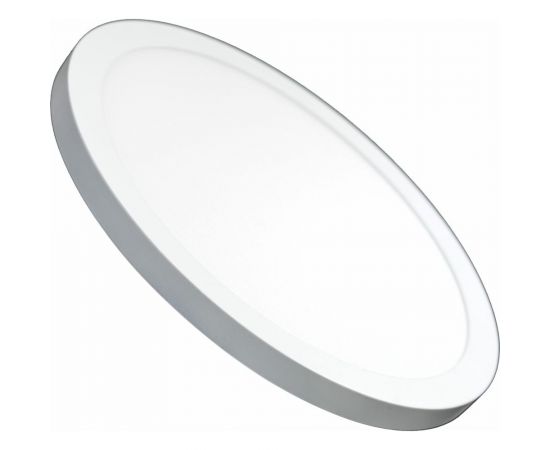 Светодиодный диммируемый универсальный светильник truEnergy круг 18W 4000K 1530Lm D217мм белый пластик с регулируемым креплением 10833 