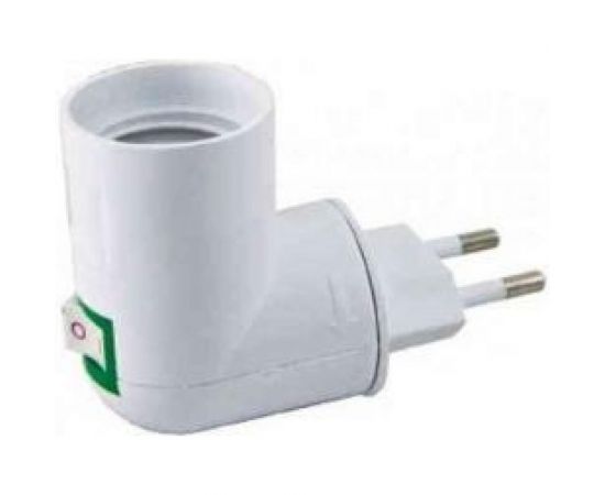 Переходник вилка-Е27 с выключателем TDM SQ0335-1007 