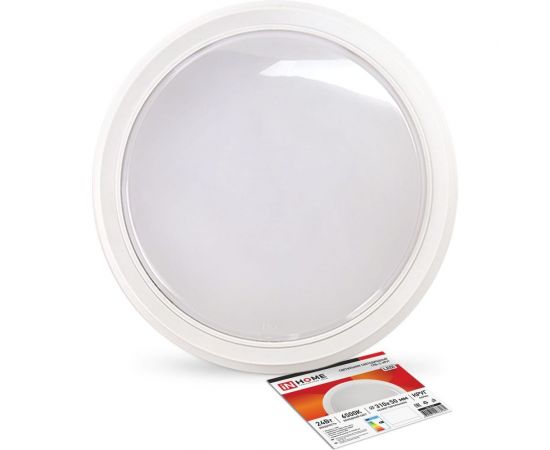 Светодиодный светильник IN HOME СПБ-2-КРУГ 24Вт 230В 6500К 1700лм 310мм белый 4690612033181 