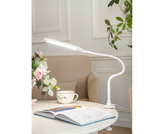 Светодиодный светильник Лючия L575 ""Fleksa PRO"" 9W 3000-6000K, управление жестами/сенсором, на струбцине 4606400056058 – изображение 11