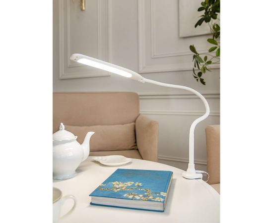 Светодиодный светильник Лючия L575 ""Fleksa PRO"" 9W 3000-6000K, управление жестами/сенсором, на струбцине 4606400056058 – изображение 14