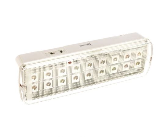 Светодиодный аварийный светильник IN HOME СБА 1048С-18AC/DC 18LED lead-acid AC/DC с наклейкой "ВЫХОД" 4690612031200 – изображение 2