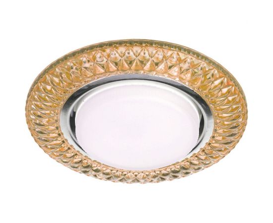 Встраиваемый светильник Smartbuy под лампу GX53 с LED подсветкой шампань SBL-06CHM2-GX53 – изображение 2