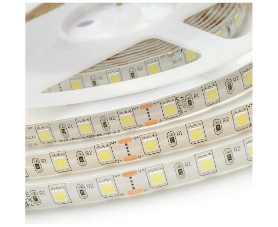 Светодиодная лента Apeyron в блистере, 12В, 14,4Вт/м, smd5050, 60д/м, IP65, 700Лм, подложка 10мм, 1м, 6500К 259BL – изображение 2