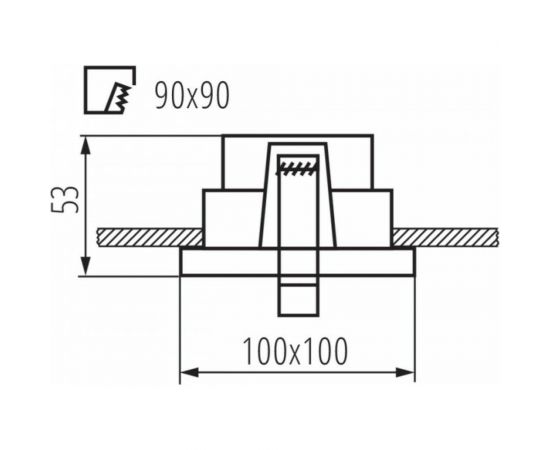Точечный поворотный светильник KANLUX REUL DTL W/B/ 33661 – изображение 2