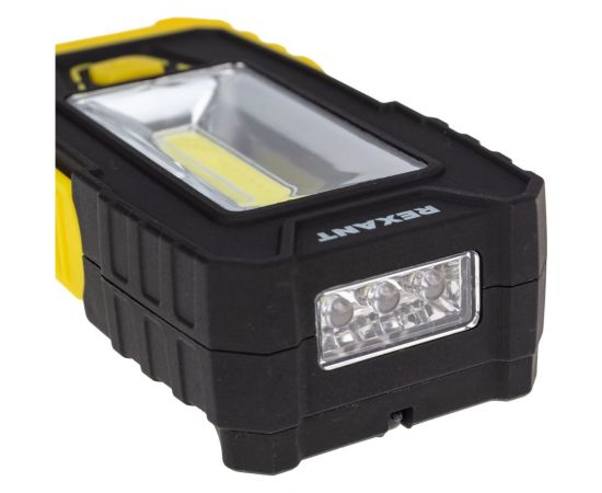 Светодиодный фонарь REXANT cob+led дальний и ближний свет, с подставкой, магнитом и крюком 75-7841 – изображение 2