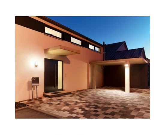 Уличный светильник с датчиком движения Steinel L 1 IP54 white policarbonat matt E27 1х60 Вт 650513 – изображение 3