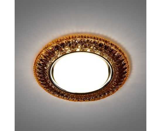 Встраиваемый светильник Smartbuy под лампу GX53 с LED подсветкой шампань SBL-06CHM2-GX53 – изображение 3