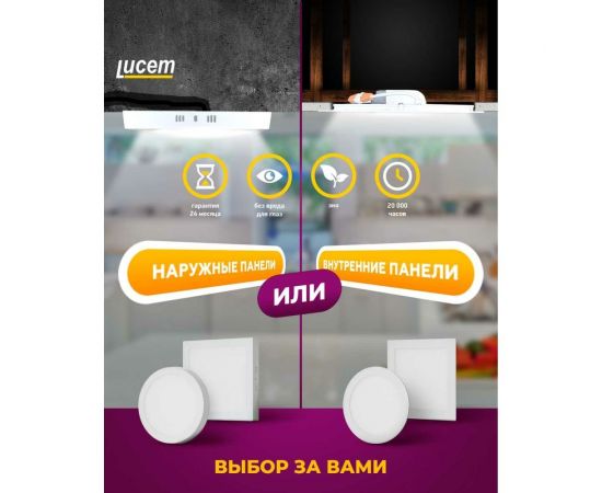 Светодиодная осветительная панель Lucem LED LM-LPS- 9W FLLPS090065L – изображение 3