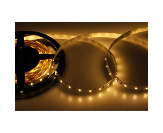 Светодиодная лента Lamper LED 5м, 12В, 8 мм, IP23, SMD 2835, 60 LED/m, свет теплый белый 141-336 – изображение 4