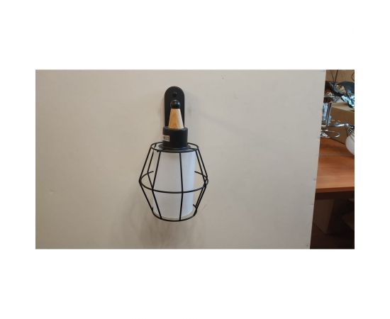 Бра JUPITER LIGHTING черная + светлое дерево-1х60W E27 230V MО 85-1039/1 bl – изображение 4