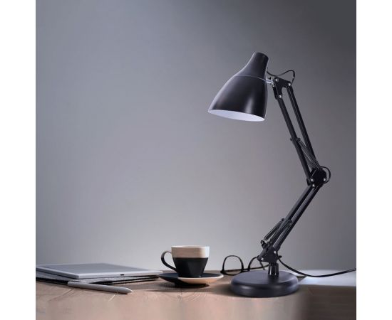 Настольная лампа REXANT Рубикон на металлической стойке с основанием Е27 черная 603-1010 – изображение 4