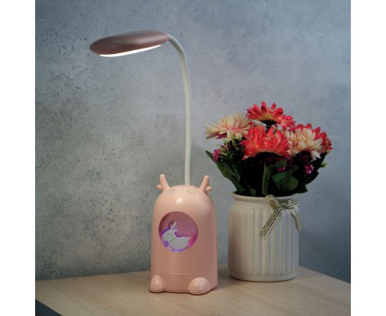 Настольная светодиодная заряжаемая лампа REXANT Click Lite с ночником 6 Вт, 4000 К, диммер, 609-004 – изображение 5