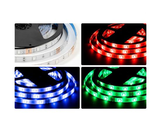 Светодиодная лента OGM 12В, 7,2Вт/м, smd5050, 30д/м, ip65, подложка 10мм, 5м, rgb. / LSE-284 – изображение 7
