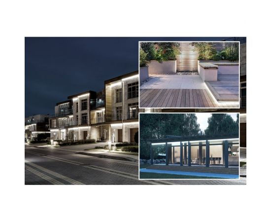 Светодиодная лента OGM 220В, 7Вт/м, smd2835, 120д/м, ip65, 600Лм/м, 13x7мм, 50м, 4000к / O17-08 – изображение 7