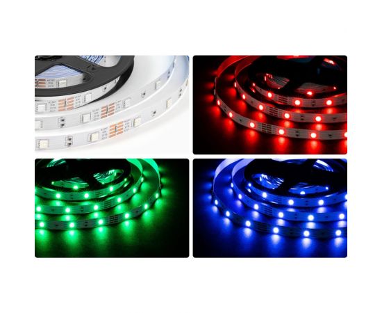 Светодиодная лента OGM 12В, 7,2Вт/м, smd5050, 30д/м, ip20, подложка 10мм, 5м, rgb. / LSE-280 – изображение 7