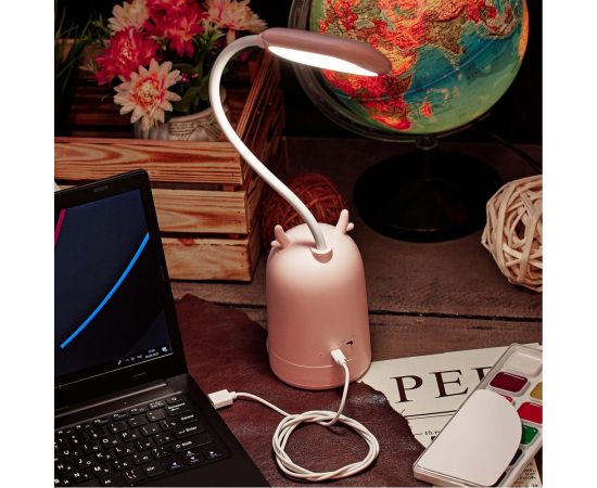 Настольная светодиодная заряжаемая лампа REXANT Click Lite с ночником 6 Вт, 4000 К, диммер, 609-004 – изображение 8