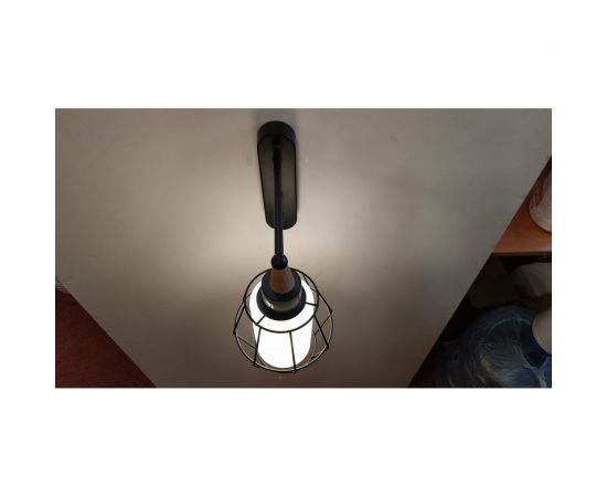 Бра JUPITER LIGHTING черная + светлое дерево-1х60W E27 230V MО 85-1039/1 bl – изображение 9